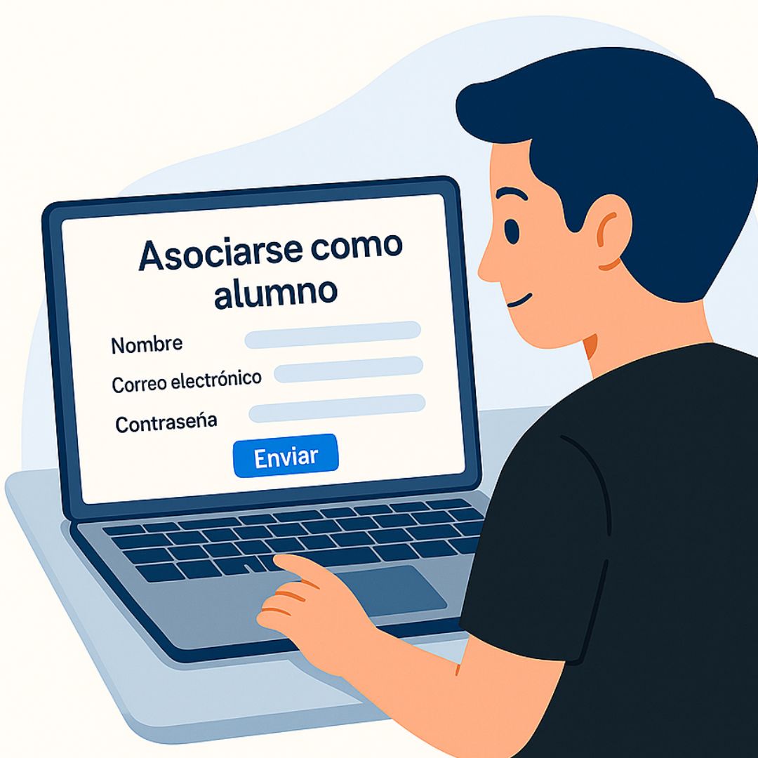 Asociarse como alumno